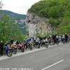 Il Gruppo Motoamici su la Route de Combe Laval - Parco del Vercors FRANCIA 