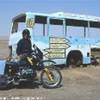 Gioele e la sua vecchia BMW TUNISIA 
