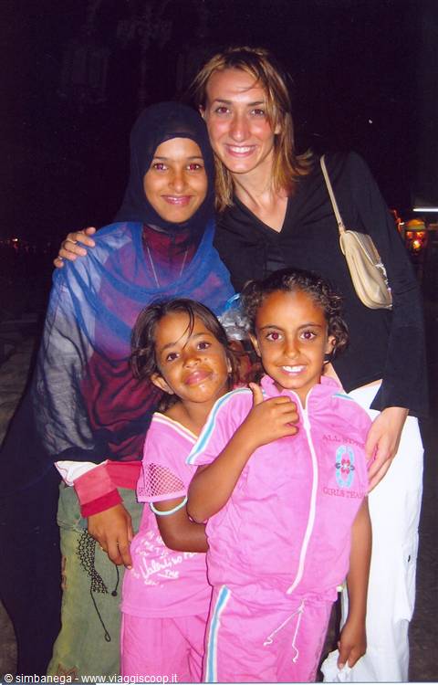 con i bimbi di Dahab