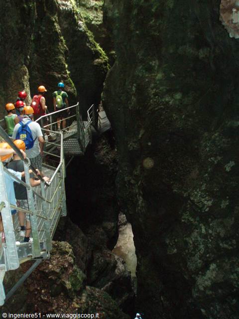 percorso in passerelle
