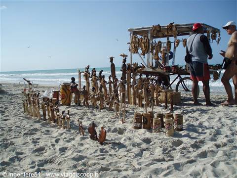 negozio in spiaggia