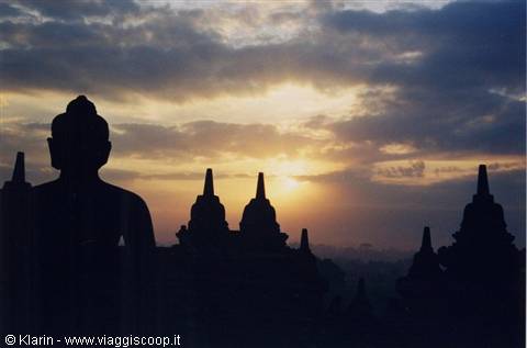 Borobudur all'alba - Java