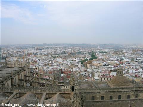 dalla giralda una veduta di Siviglia