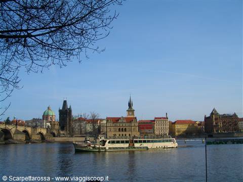 Vista dall'isola di Kampa