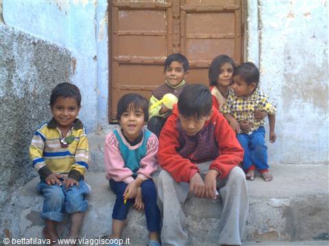 i bimbi di Pushkar