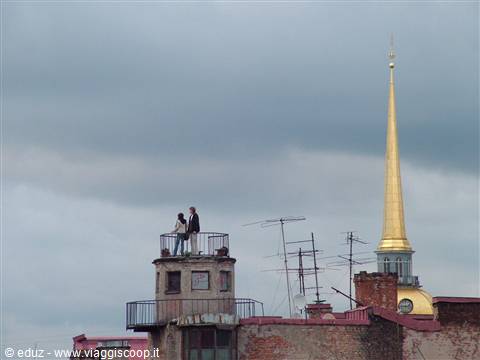 I tetti di Piter e l'Ammiragliato