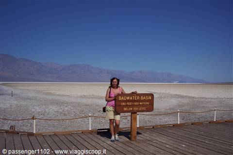 death valley -badwater: a 85 mt sotto il livello del mare