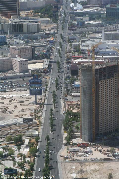 las vegas dall'alto della emisphere tower