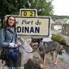 NELLA CITTADINA MEDIOVALE DI DINAN (BRETAGNA) FRANCIA 
