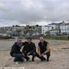 SULLA BASSA MAREA A ST.IVES REGNO UNITO 
