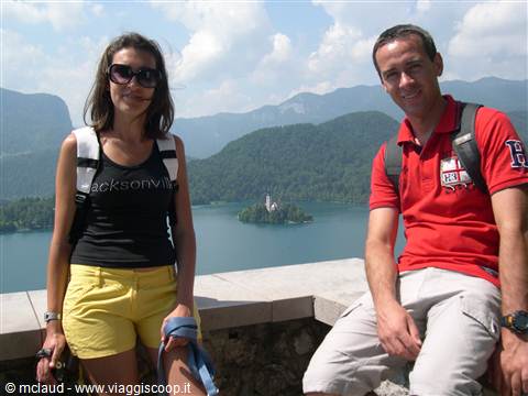 PANORAMICA DALL'ALTURA DEL CASTELLO DI BLED