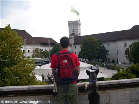 IO E LUCKY AL CASTELLO DI LUBIANA