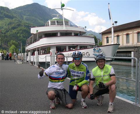 PARTENZA IN BATTELLO DA INTERLAKEN