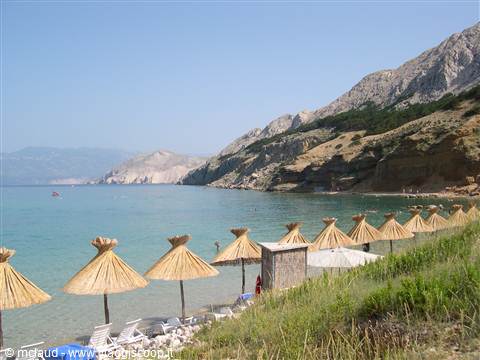 BELLISSIMA SPIAGGIA DI BASKA ALL'ISOLA DI KRK