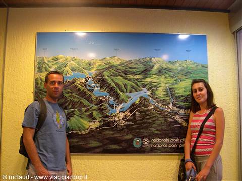 LA MAPPA DEI LAGHI DI PLITVICE
