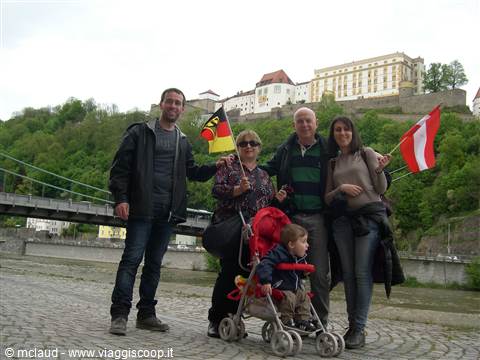 TUTTI NOI A PASSAU LUNGO IL DANUBIO