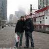 CLAUDIO E VALE NELLA FREDDA TORONTO CANADA 