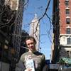CLAUDIO E L'EMPIRE STATE BUILDING STATI UNITI D'AMERICA 