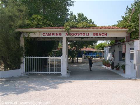 IL NOSTRO ARRIVO ALL'ARGOSTOLI CAMPING DI CEFALONIA