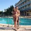 CLAUDIO E VALE NELLA SWIMMING POOL GRECIA 