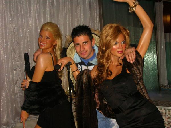 Con le dive di madame tussaud's
