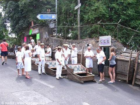 MONTE - DISCESA CON I CESTOS