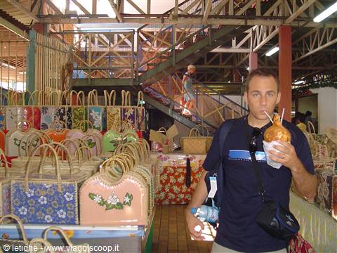 Primo giorno in polinesia-mercato di papeete