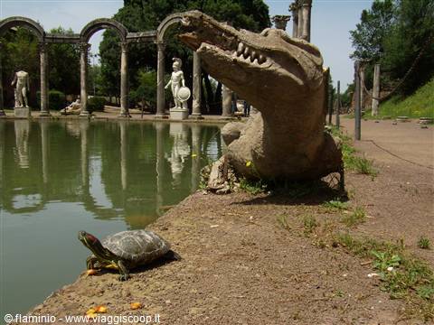 Villa Adriana - Le due fiere, in posizione di attacco