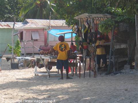 Bancarelle in spiaggia