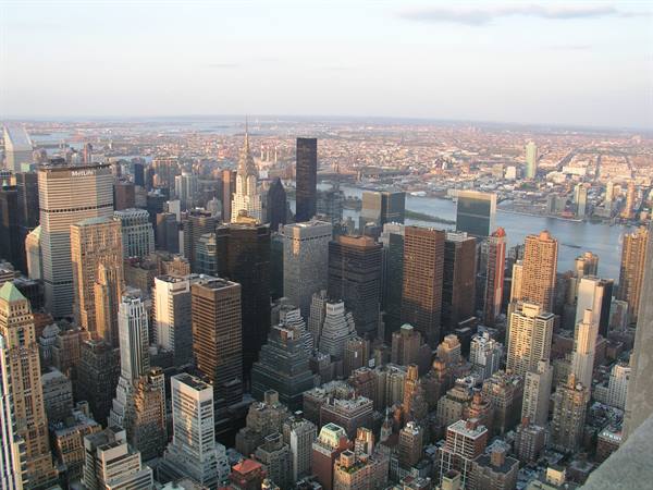 Tramonto dall'Empire State Building