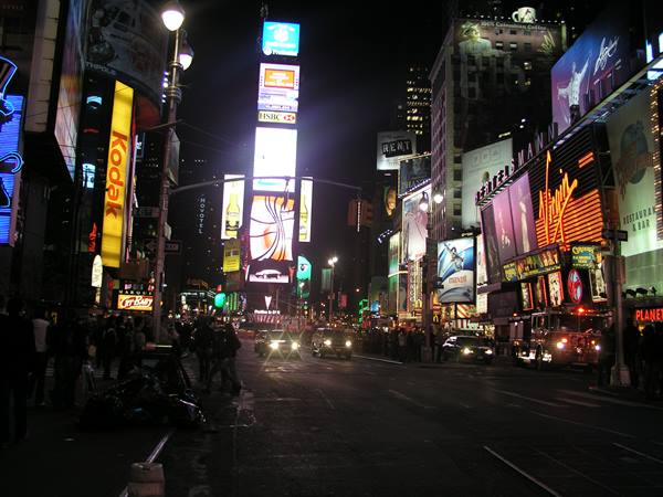 Times Square by night