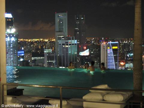 Vista ndalla terrazza Hotel Marina Bay