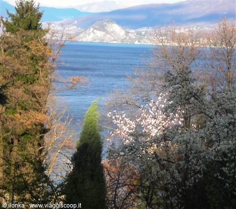 veduta lago maggiore dal giardino