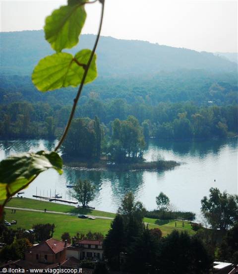 isolino partegora, veduta dalla rocca