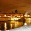 particolare veduta notturna della senna FRANCIA 