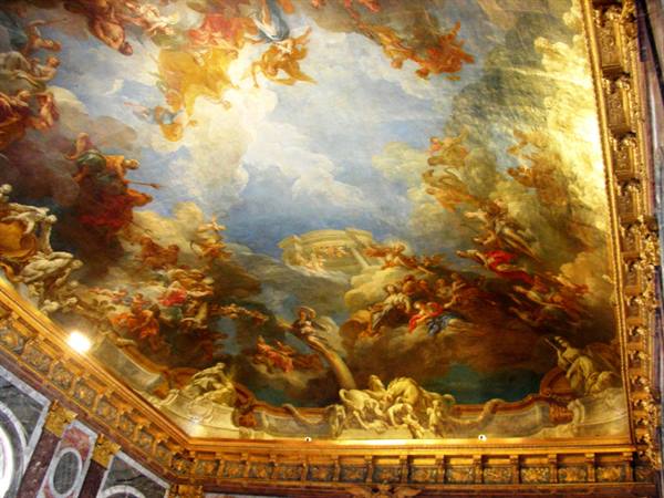 i soffitti della reggia di versailles