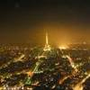 parigi di notte dall'alto della tour de montparnasse FRANCIA 