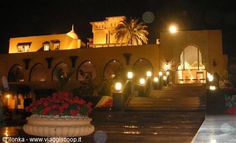 L'hotel Oberoi di sera