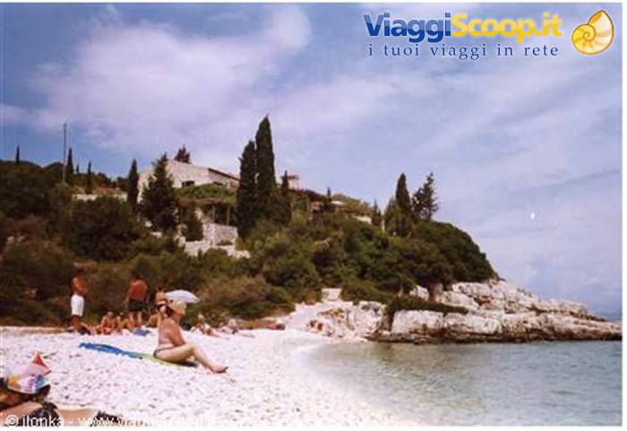 spiaggia di paxos...villa sul mare...gaios