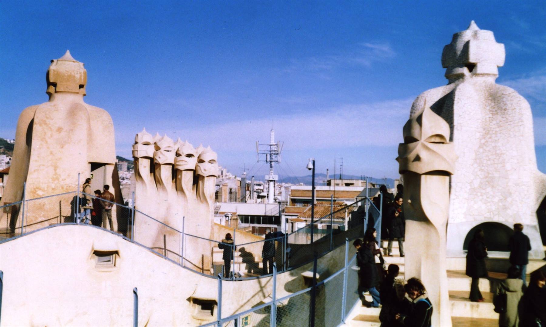 il tetto della pedrera