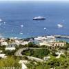 porto di capri, golfo, veduta dall'alto ITALIA 