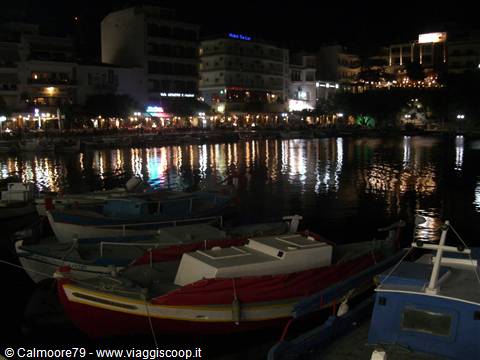 porto di aghios di sera..con tanti bei localini