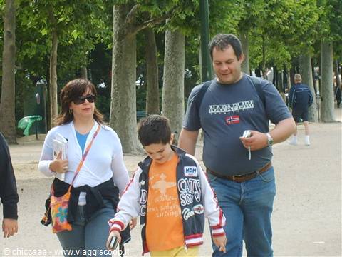 A passeggio sotto la tour eiffel