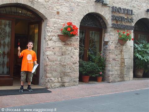 l'ingresso del nostro albergo