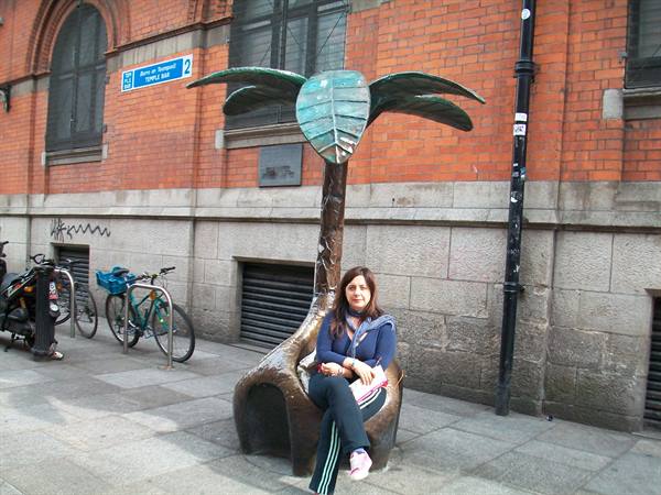 Sotto la palma di Temple Bar