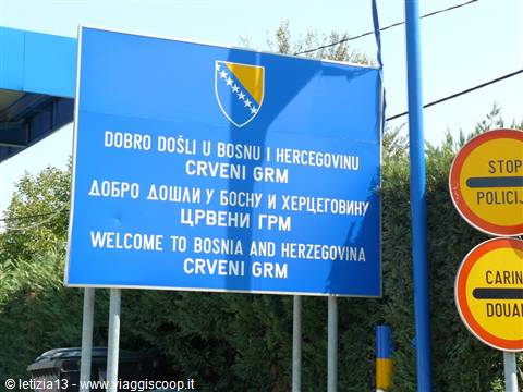 Welcome in Bosnia - Dogana fra Croazia e Bosnia a Veliki Prolog
