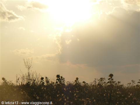 Tramonto sulle vie della Tessaglia