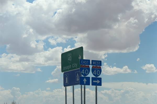 On the road lungo la I-40