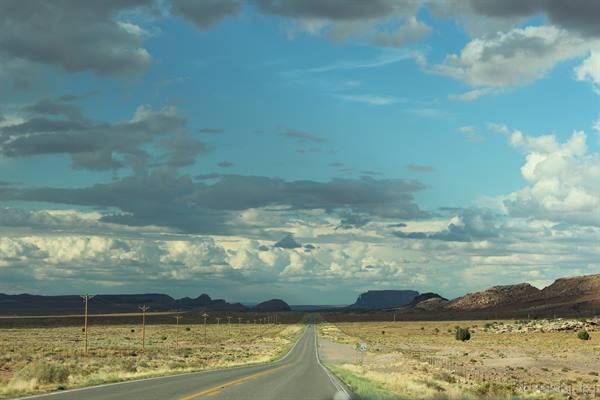On the road sulla scenic drive 163