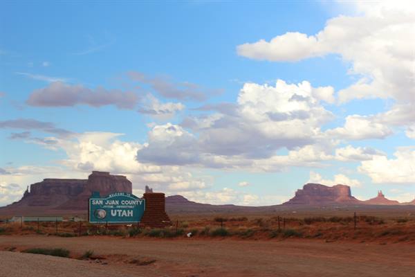 Arrivo alla Monument Valley
